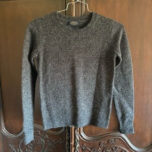 Pendleton Women’s Charcoal Gray Washable Wool Crew Neck Sweater XXS